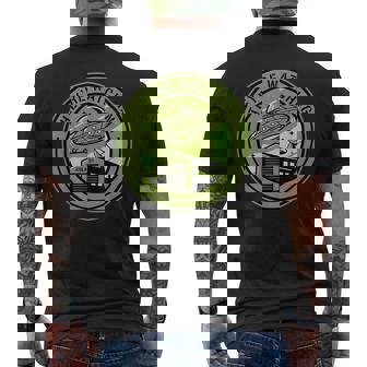 Area 51 They'Re Watching Alien Believer Batch UFO Costume Men's Back Print T-Shirt | Mazezy