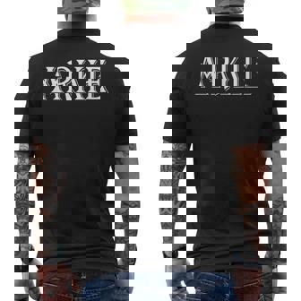 Arkie AK Arkansas Native Men's Back Print T-Shirt | Mazezy