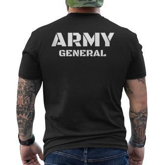 Army General German Armed Forces Tank Army Uniform Soldier Tank Top Men's Back Print T-Shirt | Mazezy