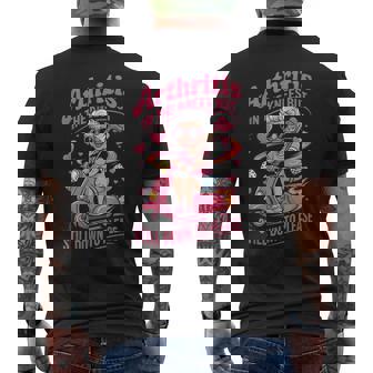 Arthritis In The Knees Still D0wn To Please Senior Scooter Men's T-shirt Back Print - Monsterry