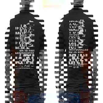 If I Ask My Kid If They Are High Diabetes T1D Mom Mama Men's Back Print T-Shirt | Mazezy