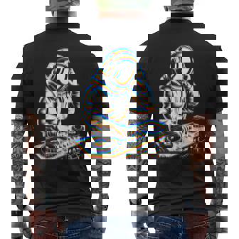 Astronaut Electronic Dance EDM Rave Festival Tank Top Men's Back Print T-Shirt | Mazezy