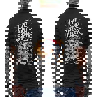 I Ate Santas Cookies Xmas Dog Christmas Australian Shepherd Men's Back Print T-Shirt | Mazezy