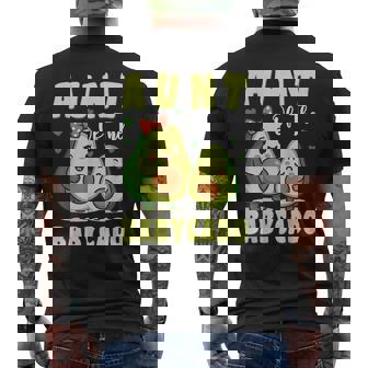 Aunt Of The Babycado Aunt Avocado Family Pregnancy Tee Men's Back Print T-Shirt | Mazezy