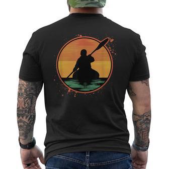 Aventura En Kayak De Regalo Al Atardecer En Kayak Camiseta Hombre Estampado Espalda - Regaloses