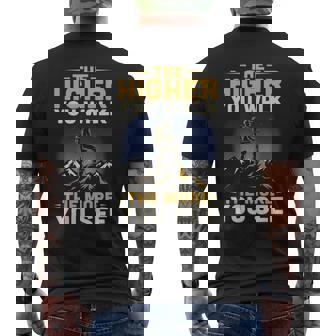 Aventura Naturalezaenderismo Montaña Mensaje Motivador Manga Larga Camiseta Hombre Estampado Espalda - Regaloses