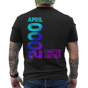Avril 2000 Année 2000 Retro 2000 Édition Limitéeintage T-shirt imprimé au dos - Cadeauxyz