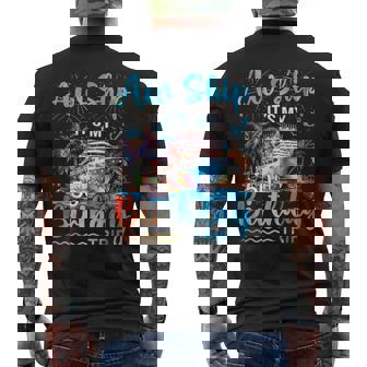 Aw Ship It's My 50Th Birthday Cruise Trip Vacation Party Men's T-shirt Back Print - Monsterry