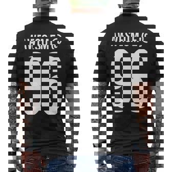 Awesome At 96 面白い96歳の誕生日のお祝いに 長袖tシャツ メンズTシャツ バックプリント - Kawaiitshirt