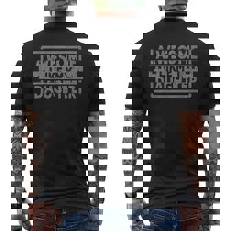 Awesome Like My Daughter Fathers Day Daddy Dad Men's T-shirt Back Print | Seseable UK