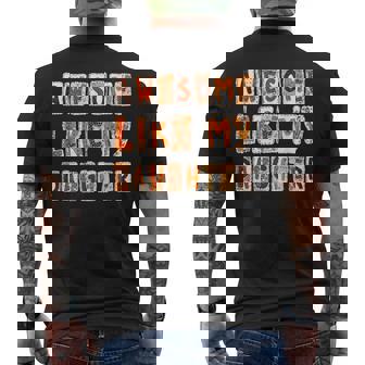 Awesome Like My Daughter For Men Dad Fathers Day Men's Back Print T-Shirt | Mazezy