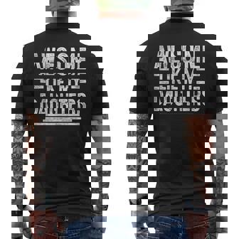 Awesome Like My Daughters Fathers Day Birthday Dad Men's T-shirt Back Print - Thegiftio