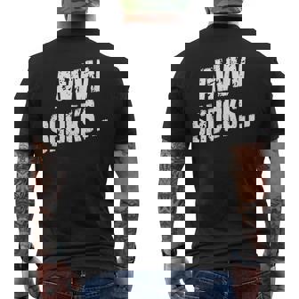 Awwhucksトウモロコシ好き 面白いことわざグラフィック メンズTシャツ バックプリント - Kawaiitshirt