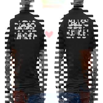 Baba’S Favorite Grandparent Grandchild Vintage Humor Men's Back Print T-Shirt | Mazezy