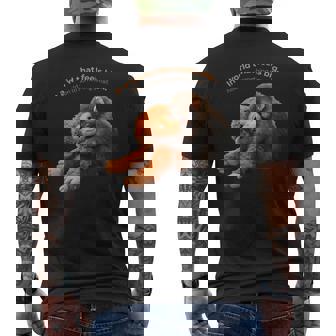 Baby Monkey Punch Team Punch Hold On To Something Small Men's T-shirt Back Print | Mazezy