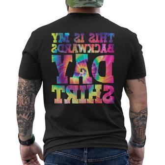 This Is My Backwards Day Men's T-shirt Back Print - Thegiftio UK