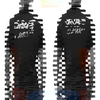 Badass Candle Maker Candle Making Men's Back Print T-Shirt | Mazezy