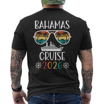 Bahamas Cruise 2026 Vacation Trip Matching Family Group Men's T-shirt Back Print - Thegiftio UK