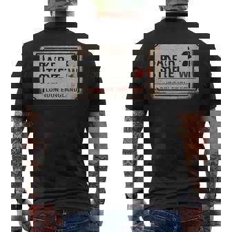 Bakertreet W1 London England Old Rustedstreet サインtシャツ メンズTシャツ バックプリント - Kawaiitshirt