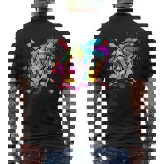 Banana Baseball 67 Ice Cream Drip Meme Men's Back Print T-Shirt | Mazezy