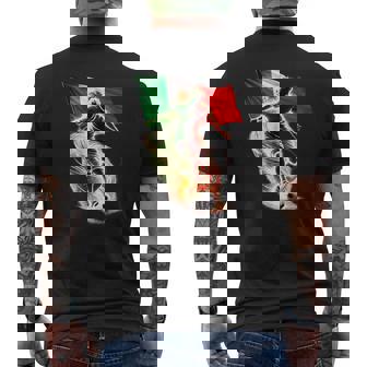Bandiera Del Messico Messicano Calcio Messico Regalo T-shirt da uomo con stampa posteriore - Novitaregali