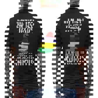 Bandiera Mauritius Iacationmauritius T-shirt da uomo con stampa posteriore - Novitaregali