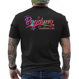 Bandung Indonesia Vacation Travel Men's Back Print T-Shirt | Mazezy