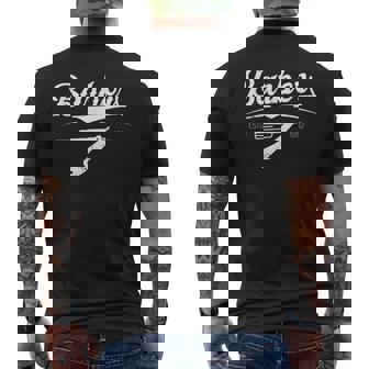 Barbiere Parrucchiere Barbershop Barbieri Uomo T-shirt da uomo con stampa posteriore - Novitaregali