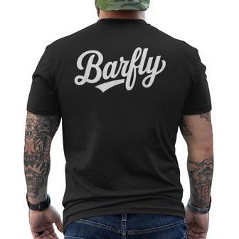 Barfly Drinking Buddy Bartender Men's T-shirt Back Print - Thegiftio UK