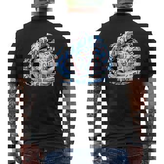 Baseball Drip Boys Glove Ice Cream Sprinkles Sport Fans Men's T-shirt Back Print | Seseable CA