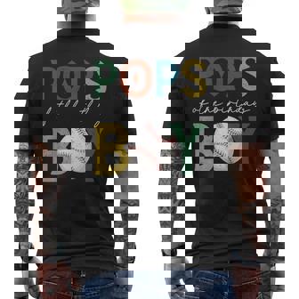 Baseball Pops Of The Birthday Boy Family Matching Men's Back Print T-Shirt | Mazezy