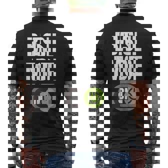 Basil Mode On Basil Food Lover Quote Spice Herb Tank Top Men's Back Print T-Shirt | Mazezy