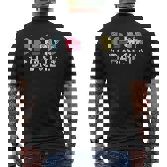 Basil Personalized Dog Name Basil Pet Lover Tank Top Men's Back Print T-Shirt | Mazezy