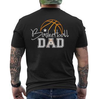 Basketball Dad Basketball Father Orgoglioso Basket Papà T-shirt da uomo con stampa posteriore - Novitaregali