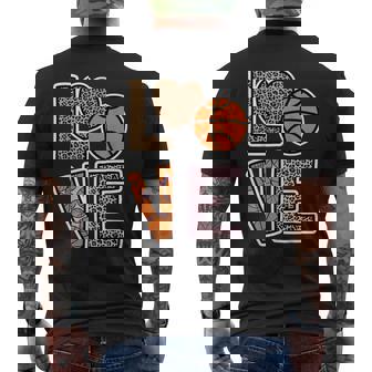 Basketball Love Basketball Fan Basketball Player Basketball Men's T-shirt Back Print - Thegiftio