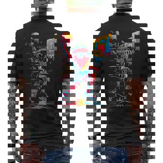 Basketball Strawberry Slam Dunk Ice Cream Drip For Kids Men Tank Top Men's Back Print T-Shirt | Mazezy