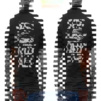 Bass Daddy Ever Fishing Daddy Father's Day メンズTシャツ バックプリント - Kawaiitshirt