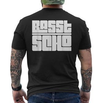 Basstcho Bayrisches Boarisches Bayern Dialektpruch T-Shirt mit Rückendruck - Seseable