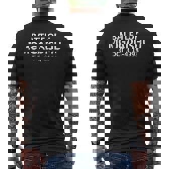 Battle Mogadishu Somalia Army Military War History 1993 Tank Top Men's Back Print T-Shirt | Mazezy