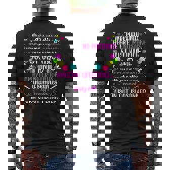 Beading Unique And Amazing Creations Bead Beadwork Beader Men's Back Print T-Shirt | Mazezy