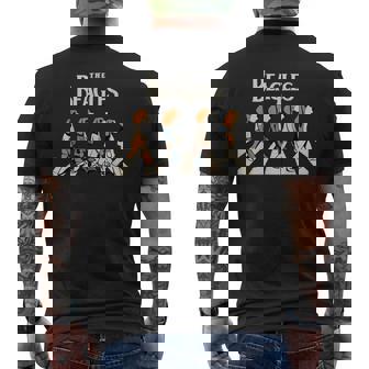 The Beagles Cover Cuteintage Beagle Dog Lover メンズTシャツ バックプリント - Kawaiitshirt