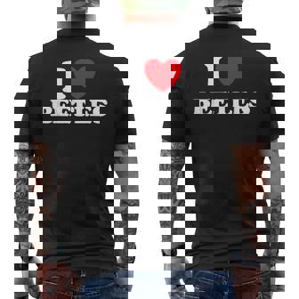 Beetle Love Cute Favorite Bug Insect Entomology Fan Men's Back Print T-Shirt | Mazezy