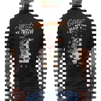 Behavior Analyst Aba Racoon Silly Goose Elopement Wrangler Men's T-shirt Back Print | Seseable UK