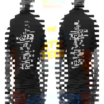 Best ATV Tech ATV Technician Job Occupation Men's Back Print T-Shirt | Mazezy