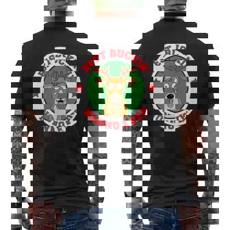 Best Buckin Nonno Ever Deer Hunting Italian Grandpa Men's Back Print T-Shirt | Mazezy