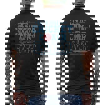 The Best Cricket Coach Ever Ballsport Tank Top Men's Back Print T-Shirt | Mazezy