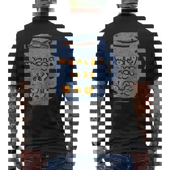 Best Daddy Worlds Best Dad Ever マグカップデザインポケット メンズTシャツ バックプリント - Kawaiitshirt