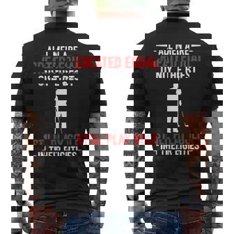 Best Men Play Golf Eighties Golfer Golfing Men's Back Print T-Shirt | Mazezy