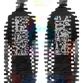 Only The Best Nieces Get Promoted To Big Cousin Cool Cousins Men's T-shirt Back Print - Thegiftio