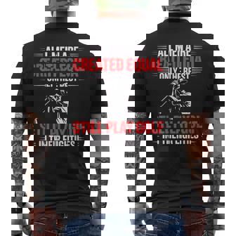 Only The Best Still Play Golf In Their Eighties Quote Men's Back Print T-Shirt | Mazezy